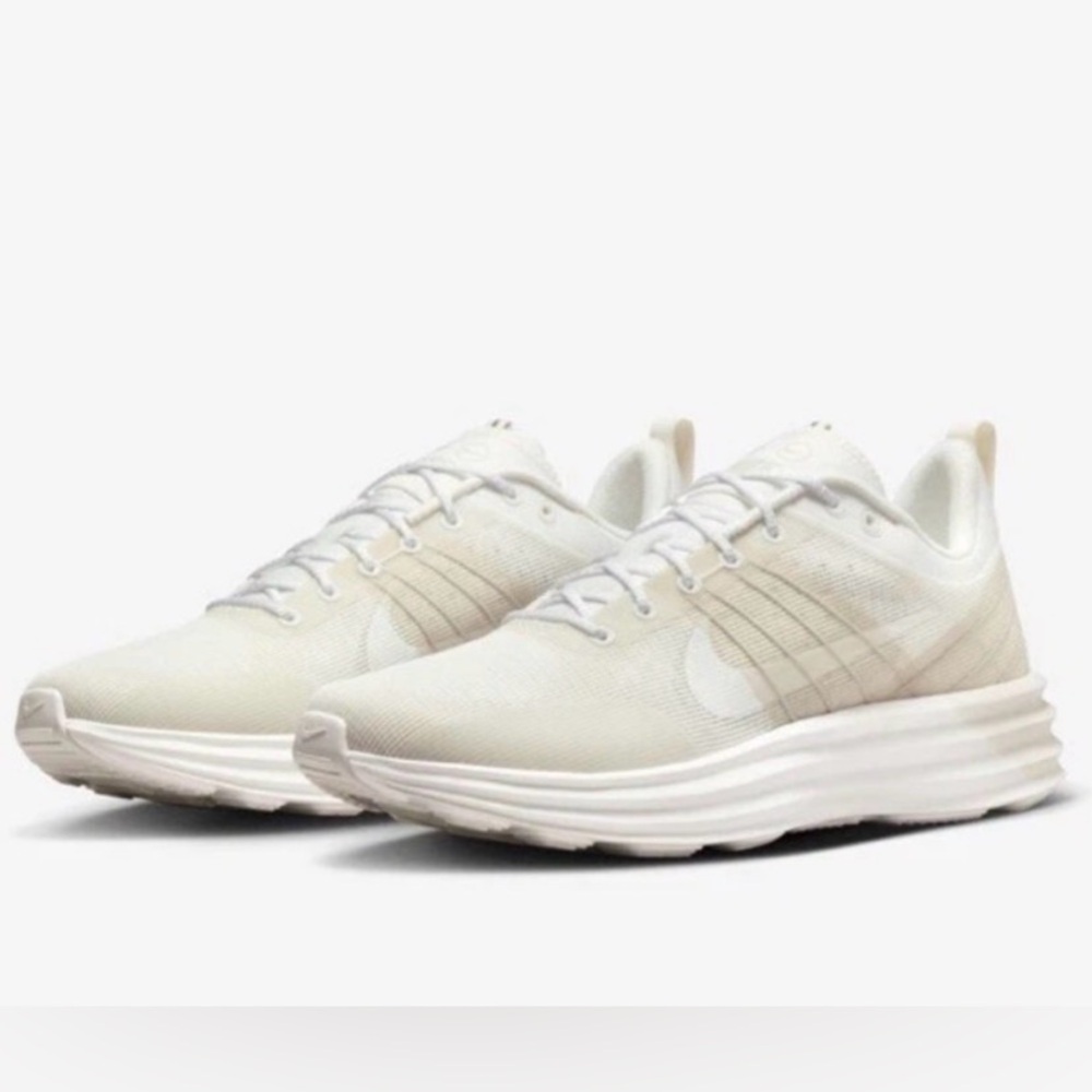 Nike Men Size 7 Women 8.5 Lunar Roam Summit White Phantom Light Bone Sneaker NWT